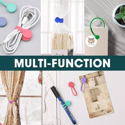 Snap-On Magnetic Cable Ties - Pack Of 5