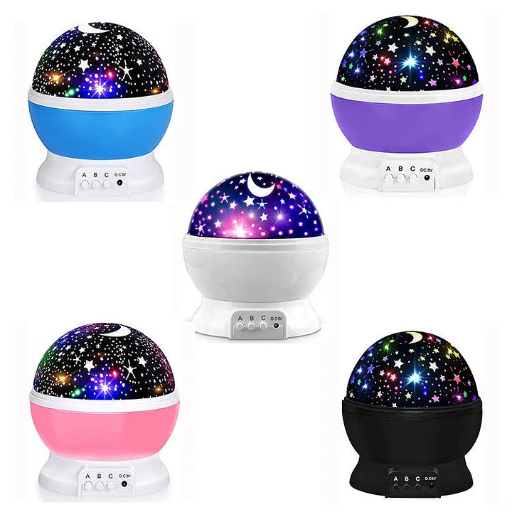 Star Master Dream Color Changing Rotating Projection Lamp