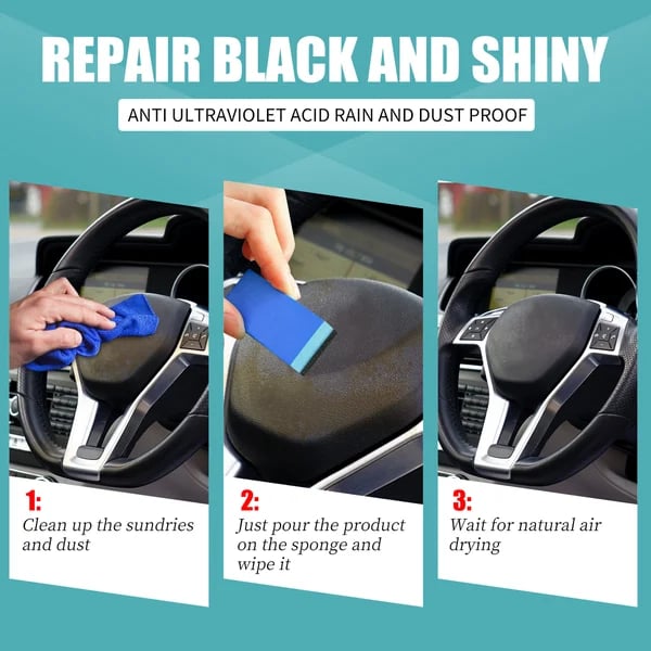 Car Plastic Plating Refurbishing Agent - Pack Of 2