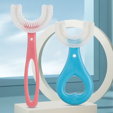 Set of 4 RUBBIGUM Children's Oral Hygiene Brushes - Pack Of 4