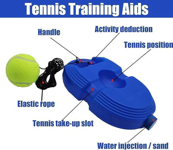 Tennis Training Equipment for Self-Practice | Multi-Color+ 1 Pencil Pouch FREE