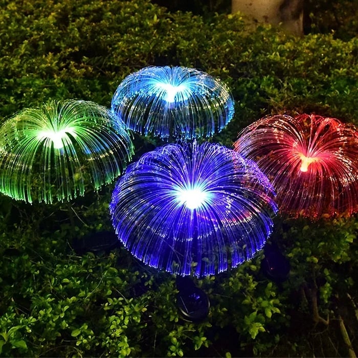 Solar Garden Changing Jellyfish Lights