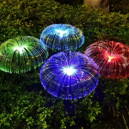 Solar Garden Changing Jellyfish Lights