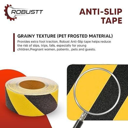 Anti-Slip Adhesive Tape for Slippery Floors & Stairs