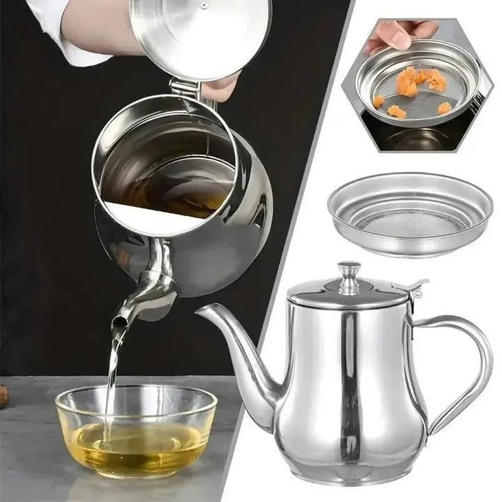 Stainless Steel Oil Container Jug