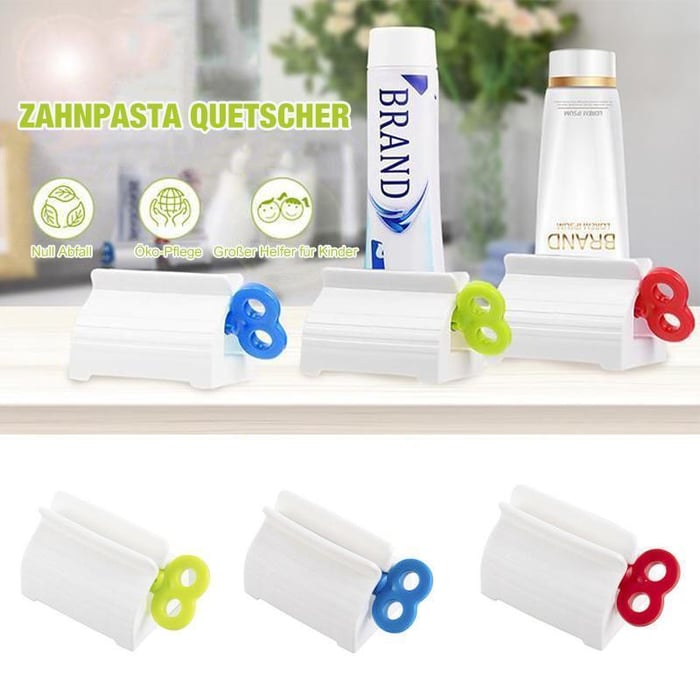 Recyclable eco-friendly toothpaste squeezer