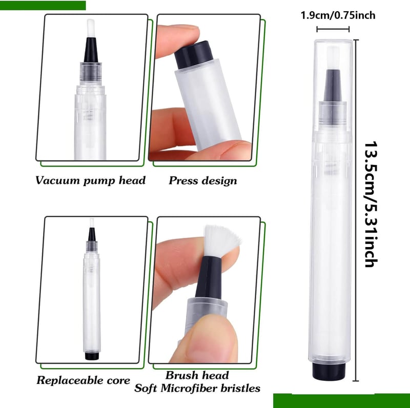 Fillable Touch Up Paint Pen Brush - Pack Of 3