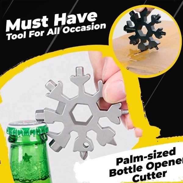 18-in-1 snowflake multi-tool