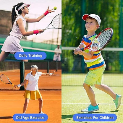 Tennis Training Equipment for Self-Practice | Multi-Color+ 1 Pencil Pouch FREE