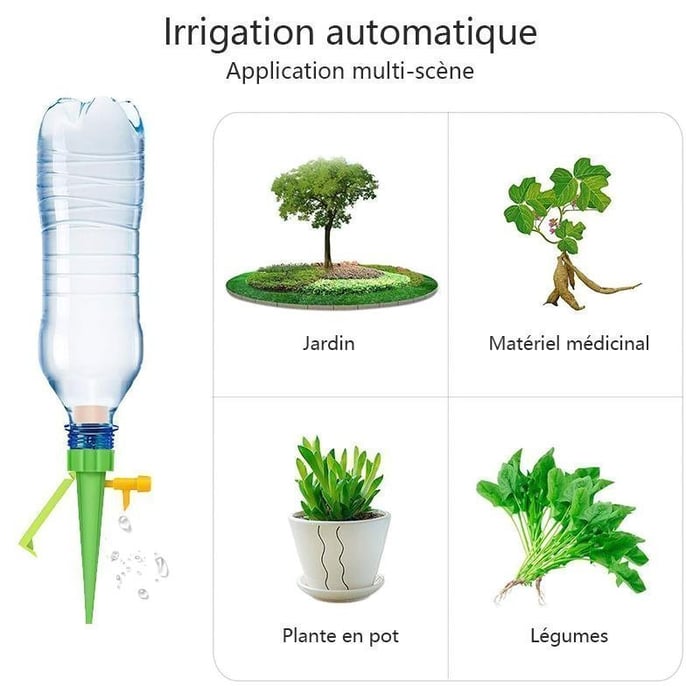 Watering System For Potted Plants