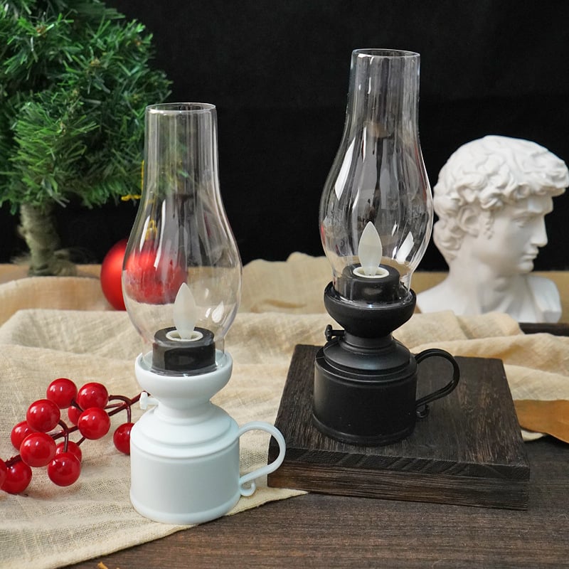LED Vintage Kerosene Lamp Electronic Swing Candle