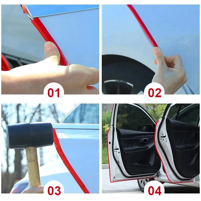 Car door anti-collision strip BLACK (5 meters)
