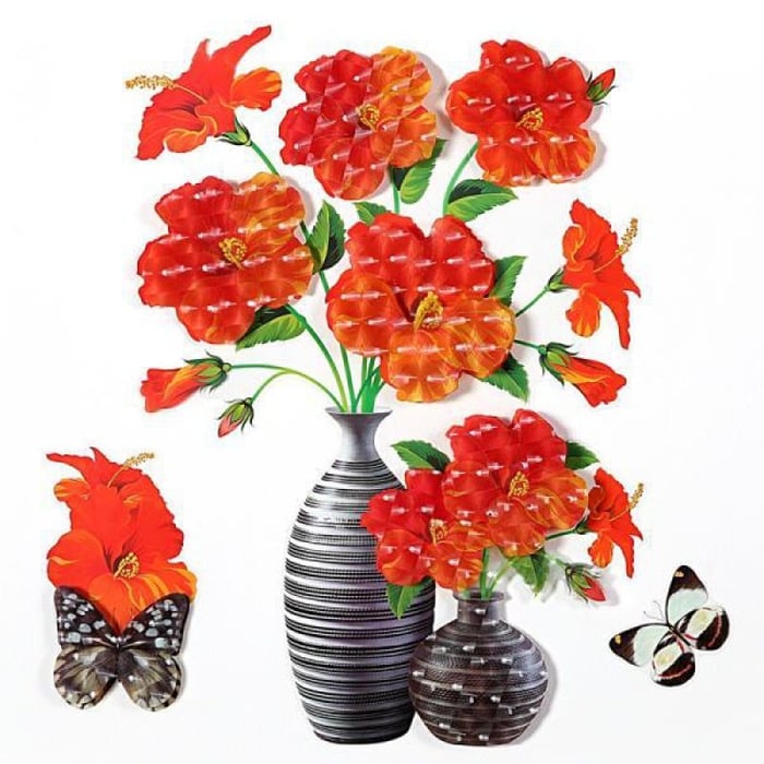 3D Vase Sticker