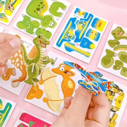 Educational 3D Cartoon Puzzle