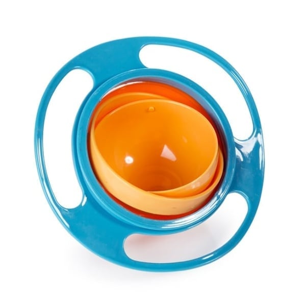 360° Rotate Spill-Proof Bowl