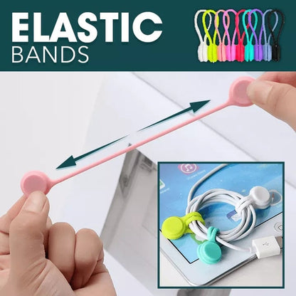 Snap-On Magnetic Cable Ties - Pack Of 5