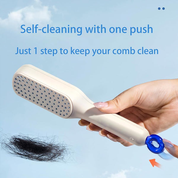 Self Cleaning Hair Comb