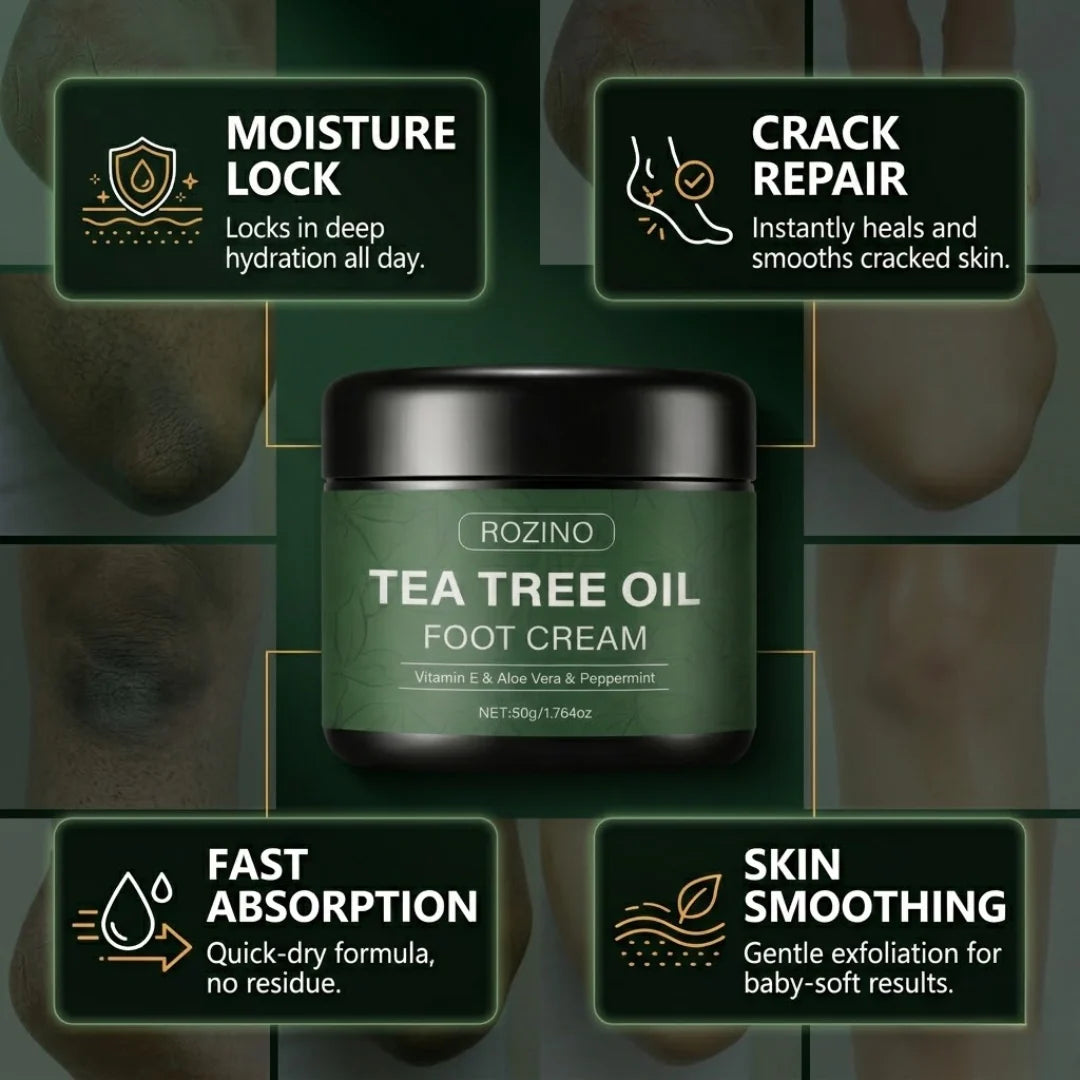 Soothing Foot Cream With Aloe Vera And Tea Tree