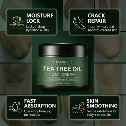 Soothing Foot Cream With Aloe Vera And Tea Tree