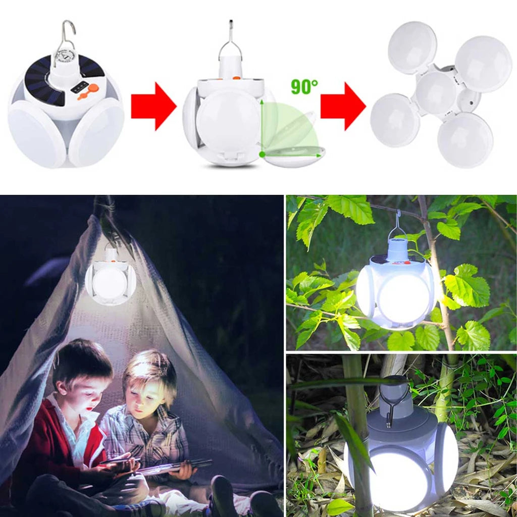 2 in 1 Folding Solar Lamp