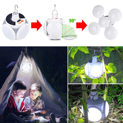 2 in 1 Folding Solar Lamp