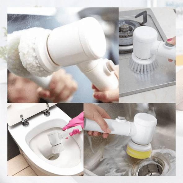 USB Rechargeable Magic Electric Cleaning Brush