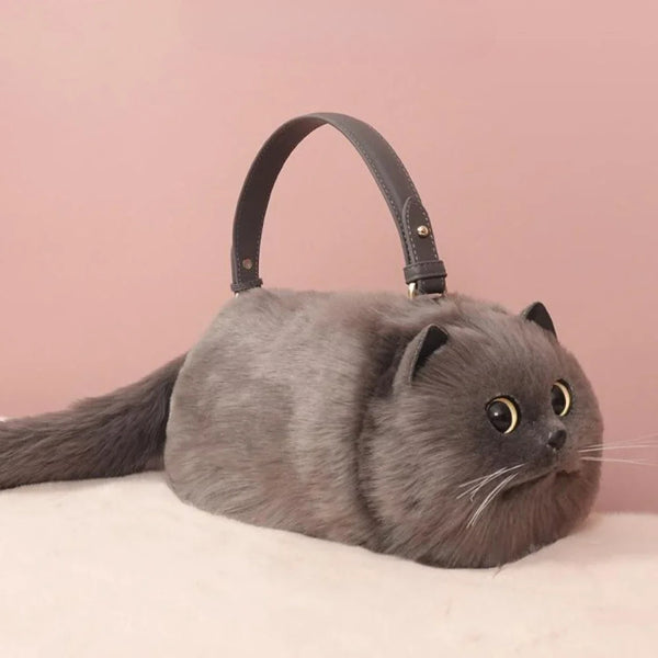 Realistic 3D Kitty Purse