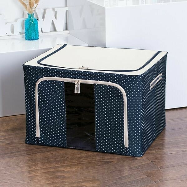 FOLDABLE STEEL FRAME STORAGE BOX