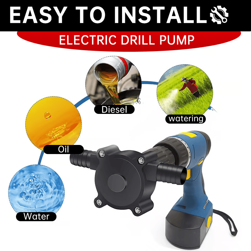 Portable Electric Drill Pump