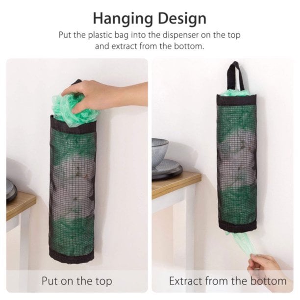 Hanging Plastic Bag Organizer - Pack Of 3