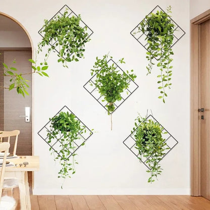 3D Green Plant Wall Sticker