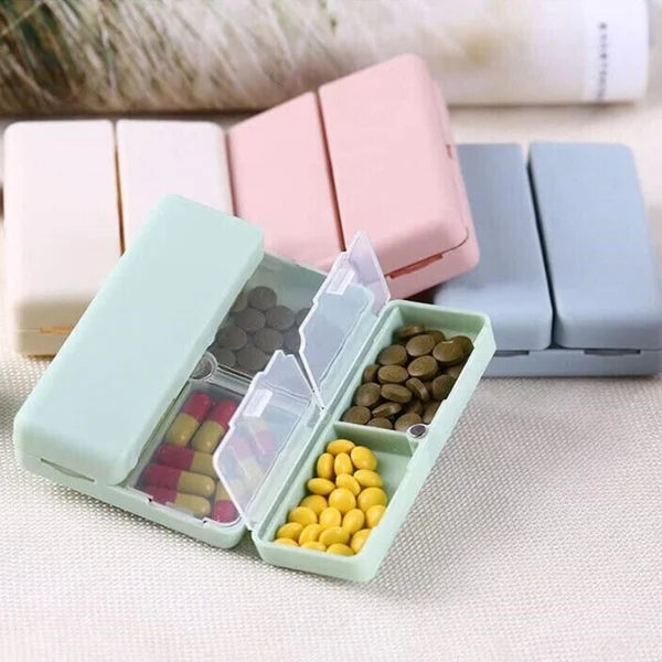 7 Compartments Portable Pill Case