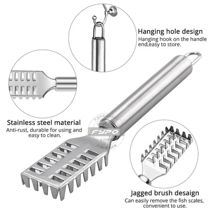 Stainless Steel Fish Scaler