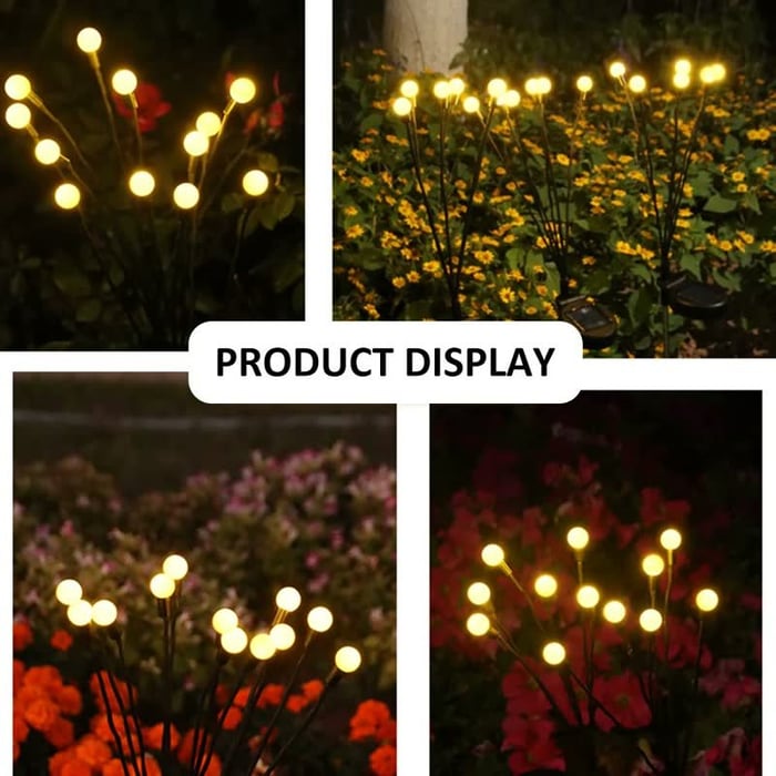 Solar Powered Firefly Garden Light