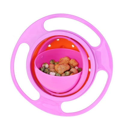 360° Rotate Spill-Proof Bowl