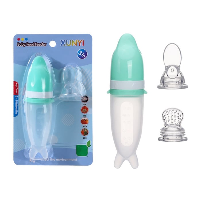 Silicone Baby Squeeze Bottle