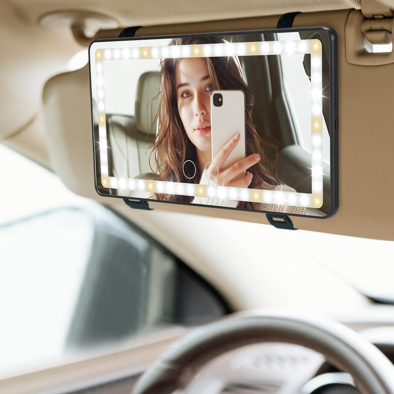 Sun Visor Makeup Mirror