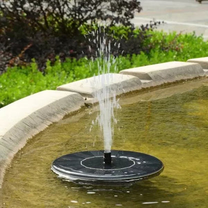 Solar Powered Water Fountain