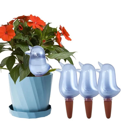 Birdie Type Automatic Flower Waterer - Pack Of 4