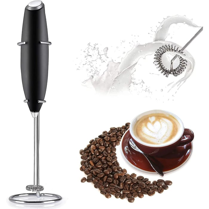 Milk Frother Handheld With Stand