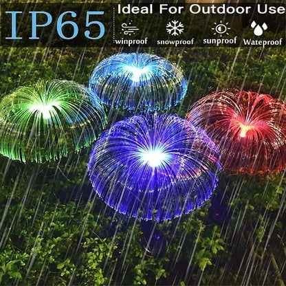 Solar Garden Changing Jellyfish Lights