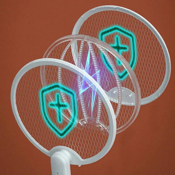 Green Zapinator - Eco-Friendly Electric UV Mosquito Swatter with Built-in Battery