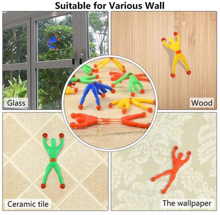 Wall Climbing Toy - Pack Of 5