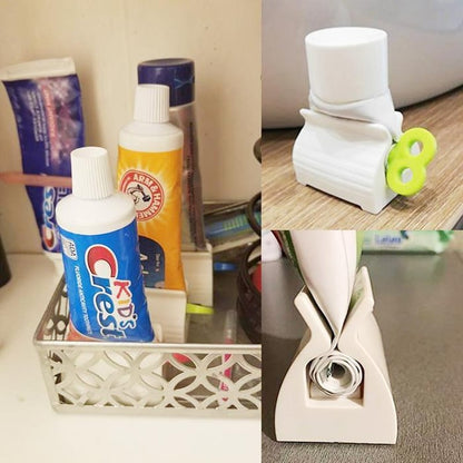 Recyclable eco-friendly toothpaste squeezer