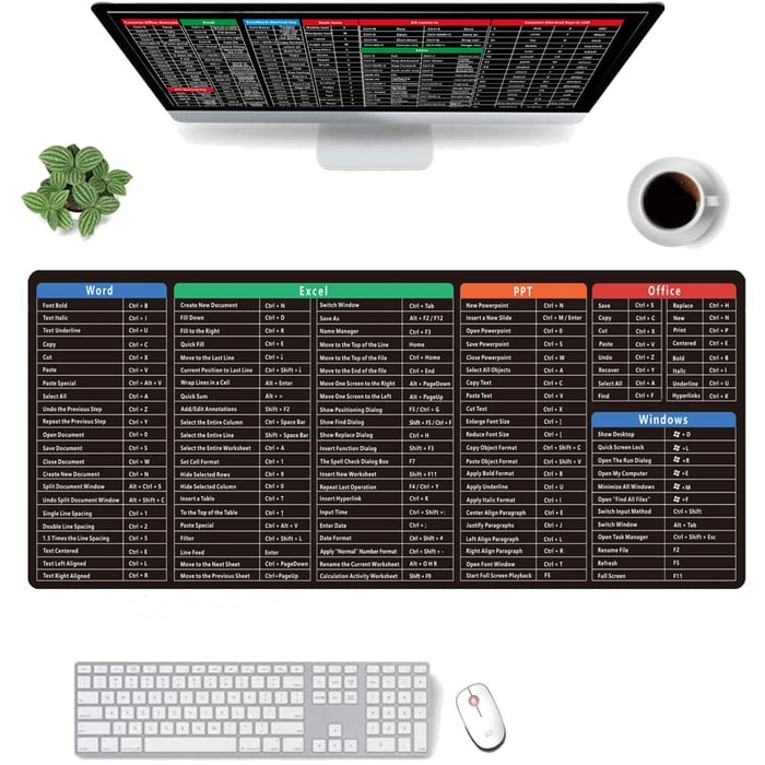 Quick Key Keyboard Mouse Pad