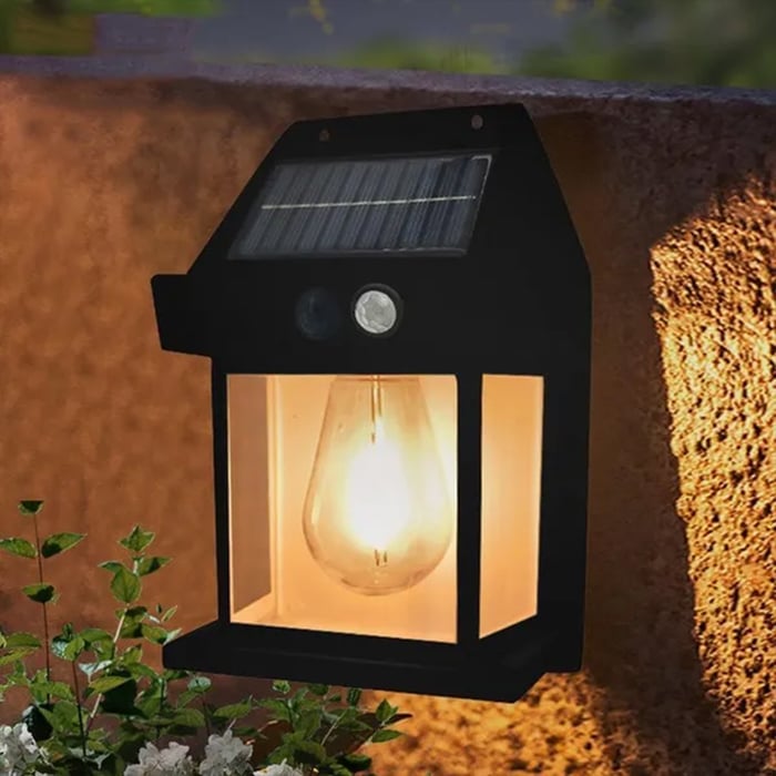 Solar Smart Sensor Waterproof Tungsten Filament Lights