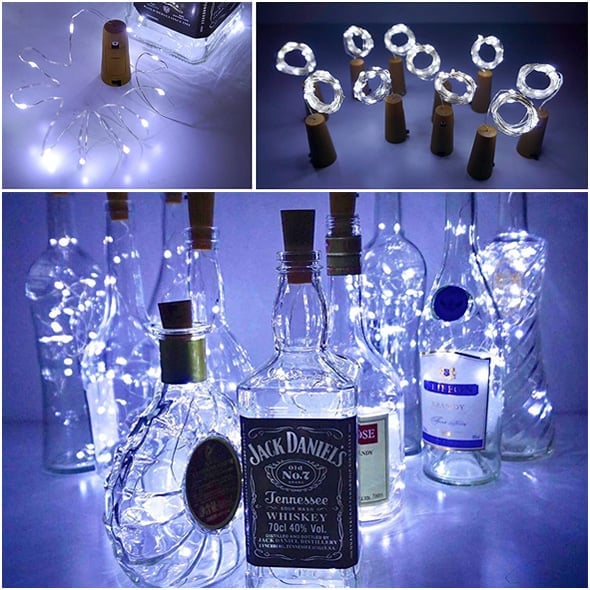 BOTTLE LIGHTS ( Battery Included - Replaceable )