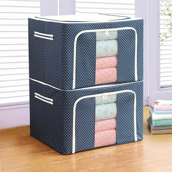 FOLDABLE STEEL FRAME STORAGE BOX