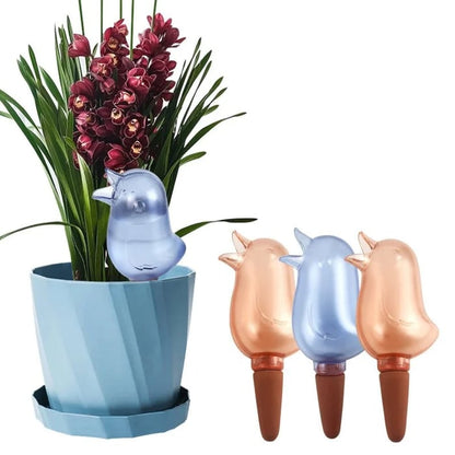 Birdie Type Automatic Flower Waterer - Pack Of 4