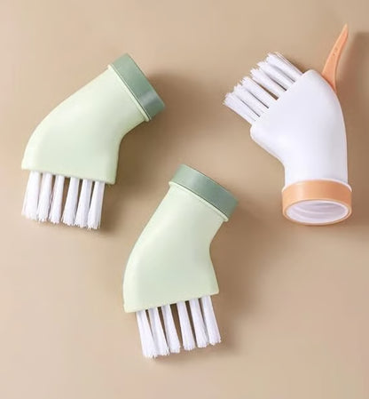 💥Multi-use Cleaning Brush Can Be Connected To Mineral Water Bottle